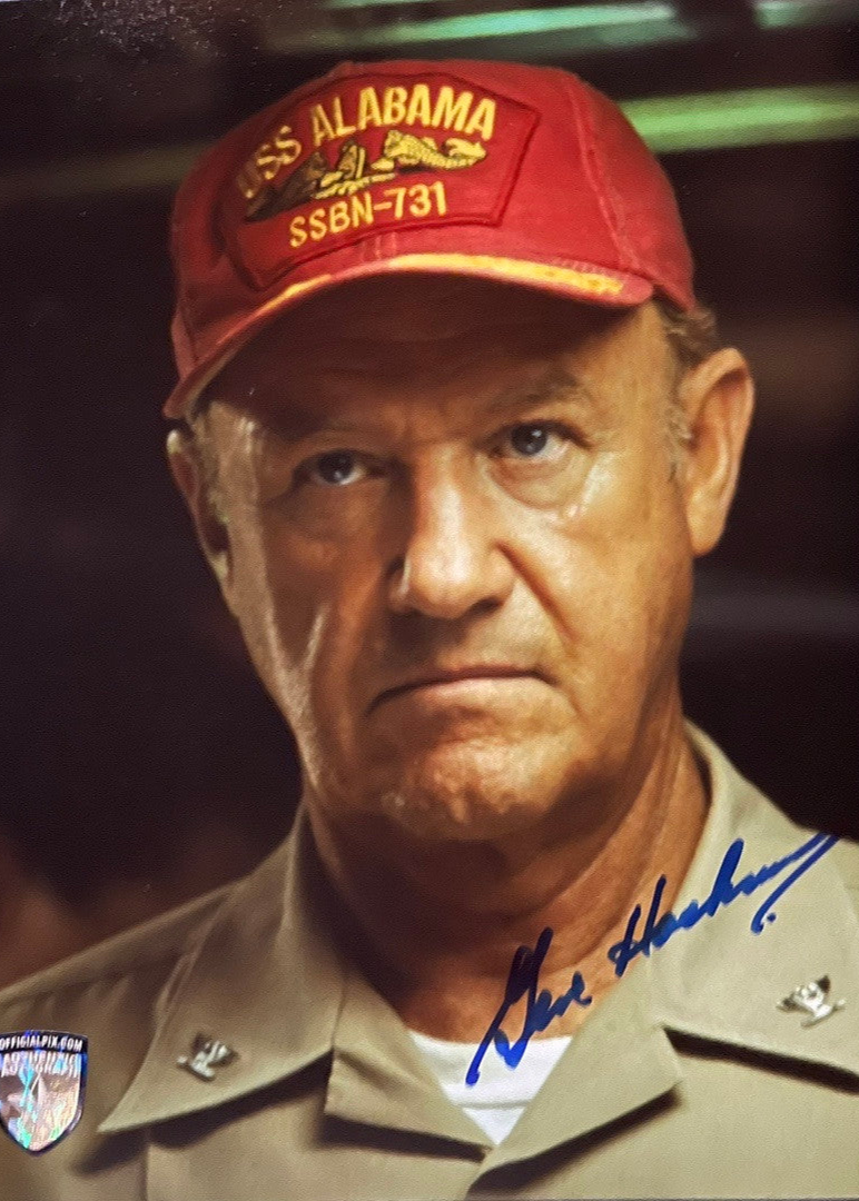 Gene Hackman Signed 8x10 Photo (Crimson Tide) - Official Pix